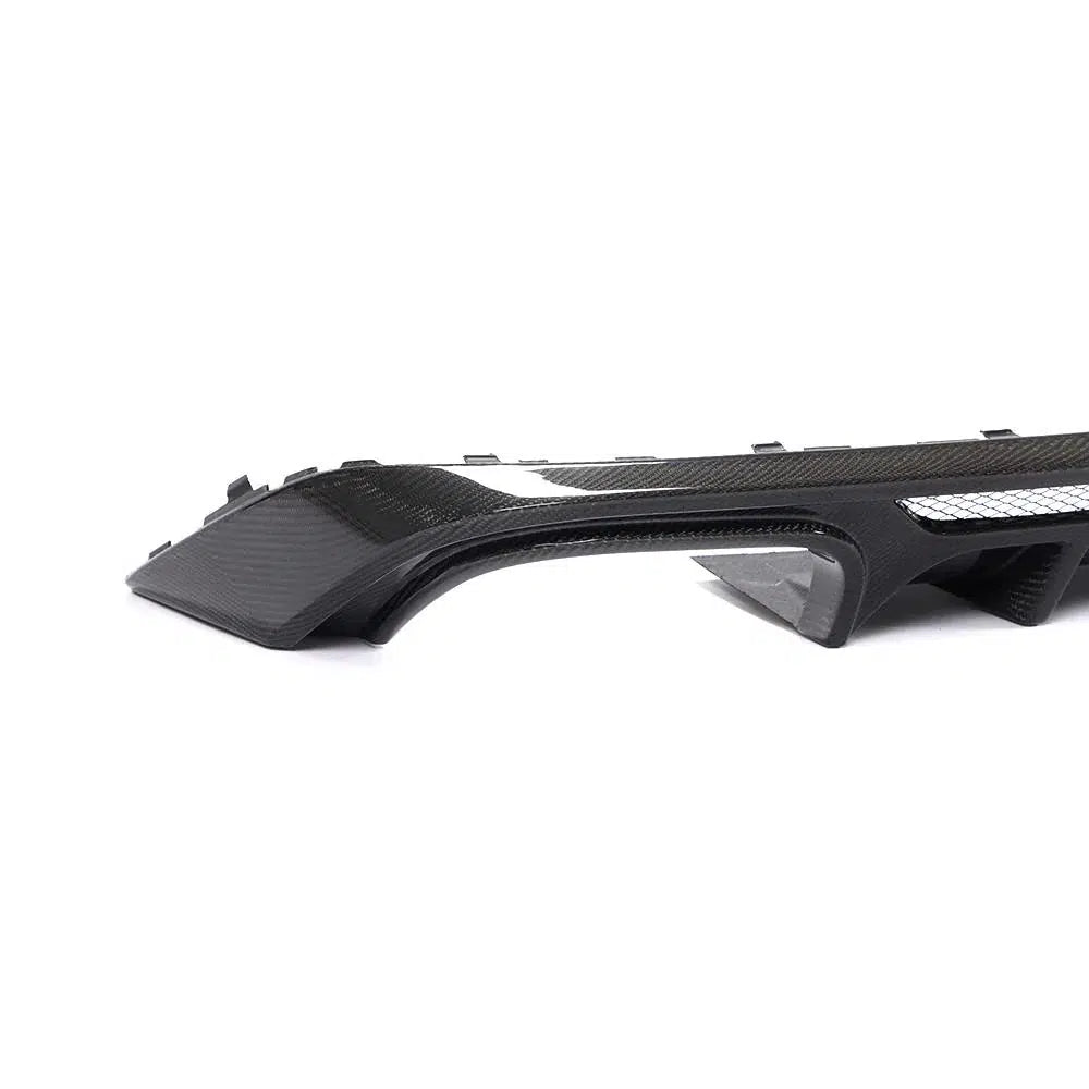 Audi B9 S5 Sport Back Carbon Fiber Finned Rear Diffuser