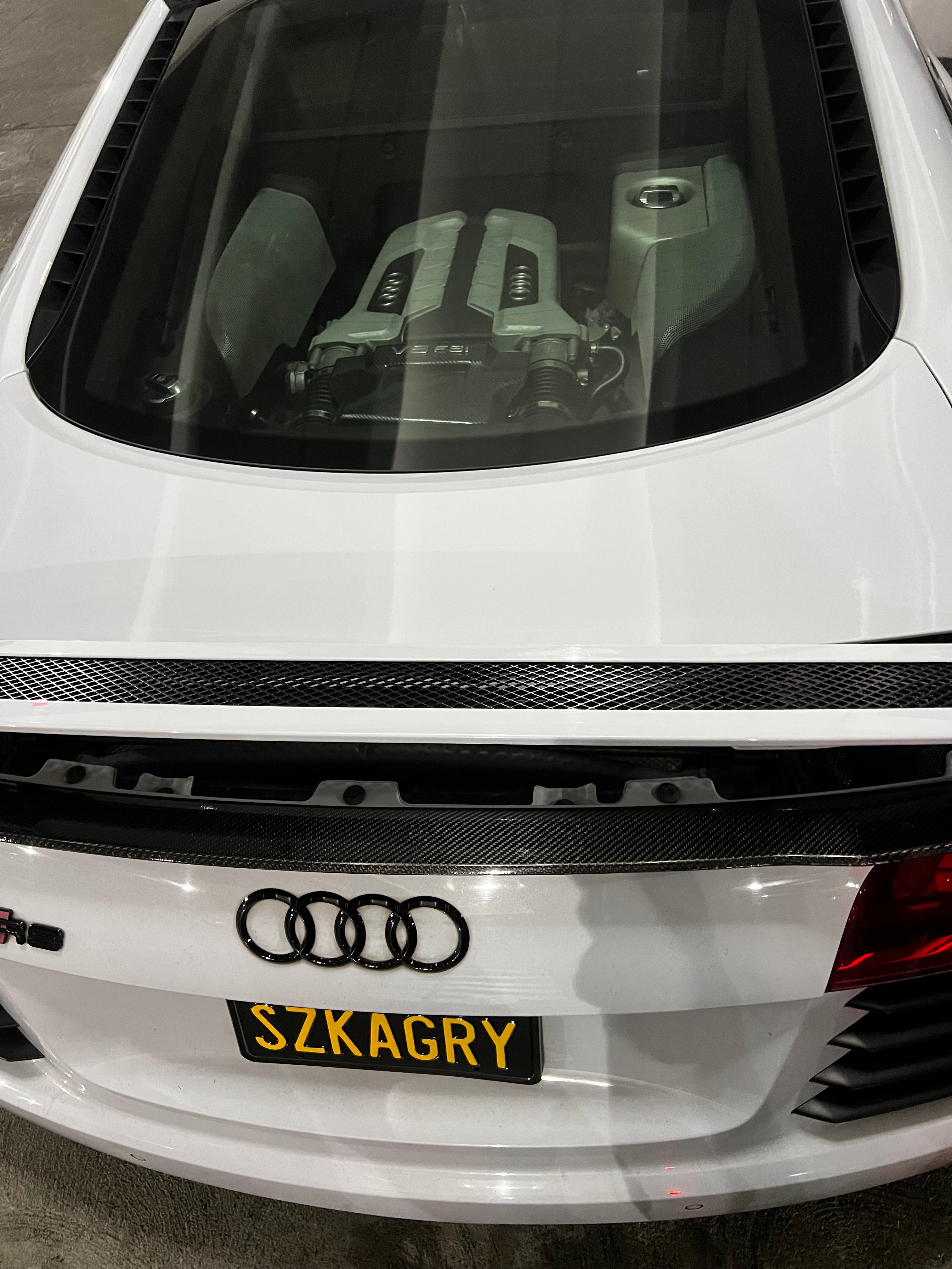 Audi R8 Gen 1 Coupe 3PC Carbon Fiber Spoiler