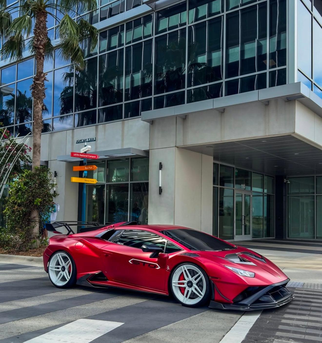 Lamborghini Huracan STO AP Carbon Fiber Front Lip