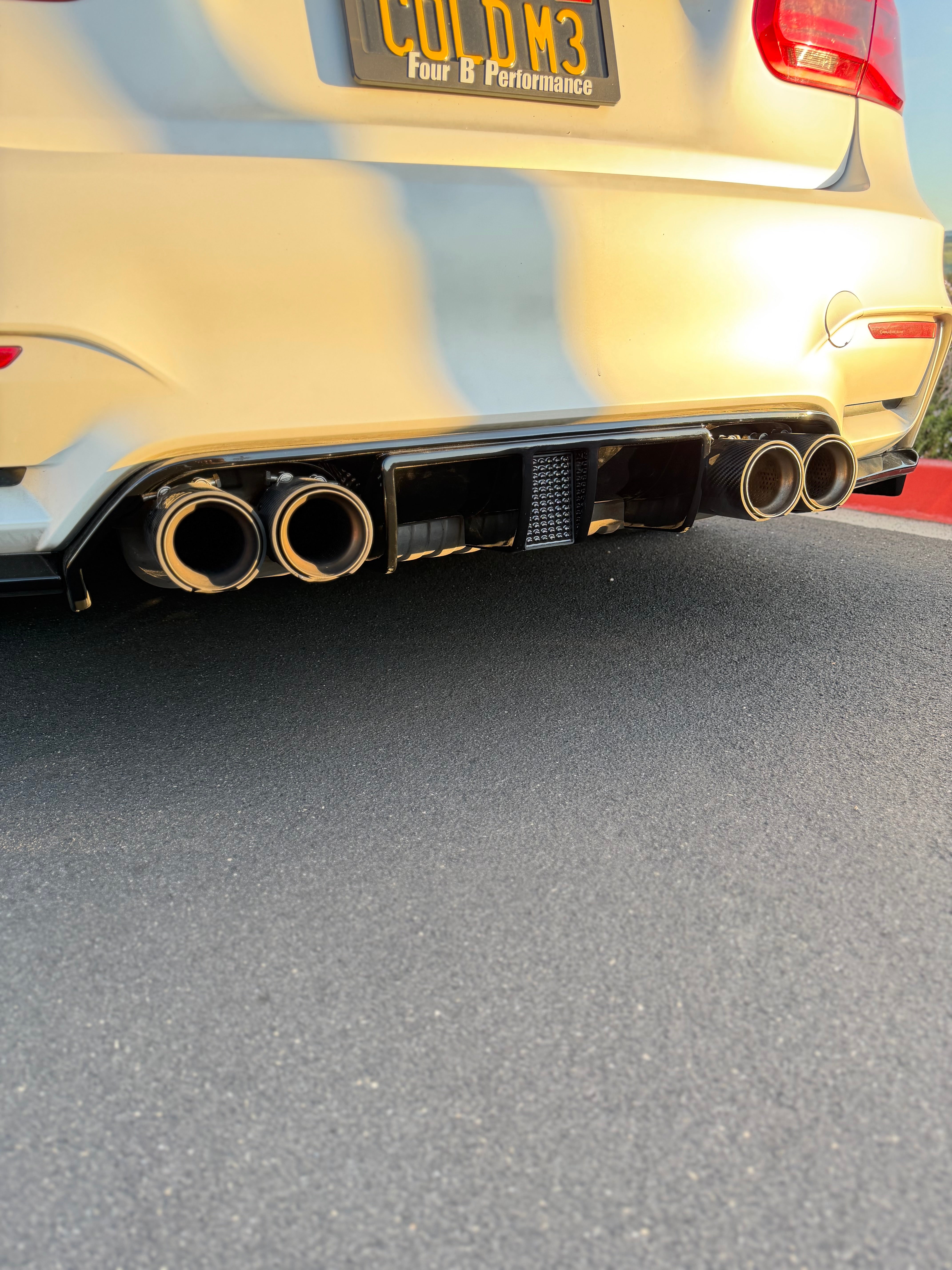 BMW F80 M3/ F82/F83 M4 Gloss Black V Brake Light Diffuser
