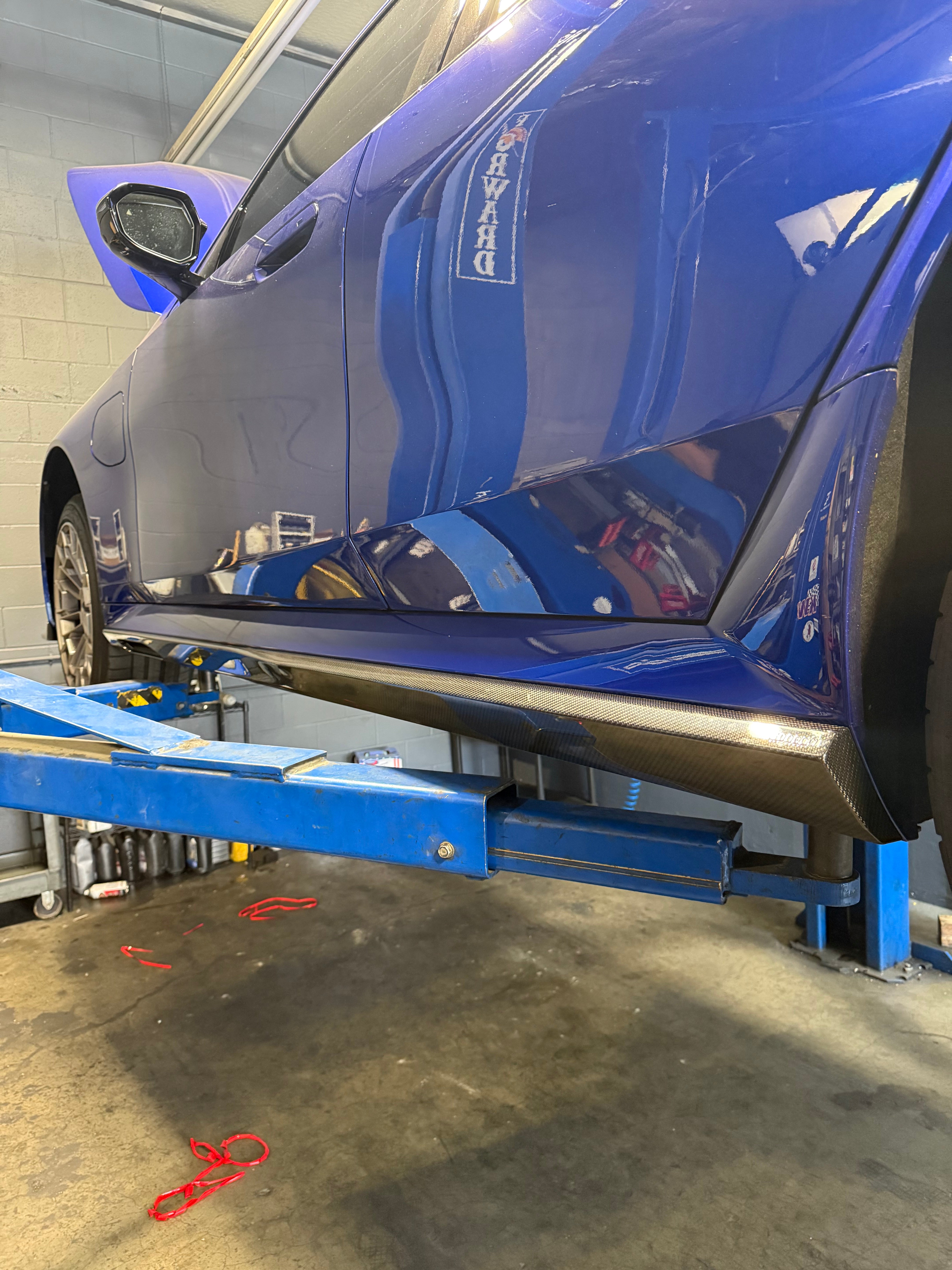 BMW G90 M5 Carbon Fiber Side Skirt Extensions