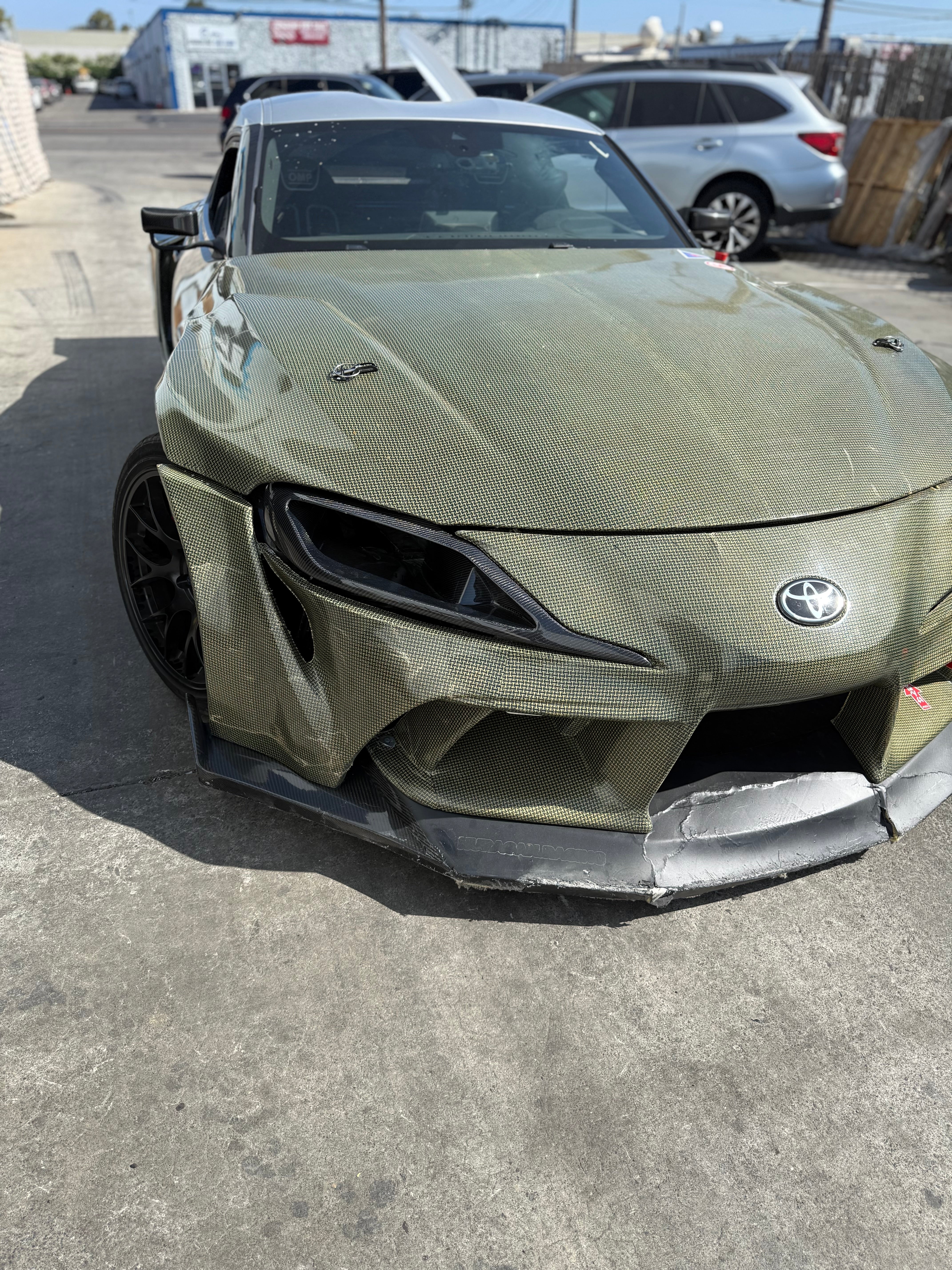 Toyota Supra MK5 Carbon Fiber Headlight Delete