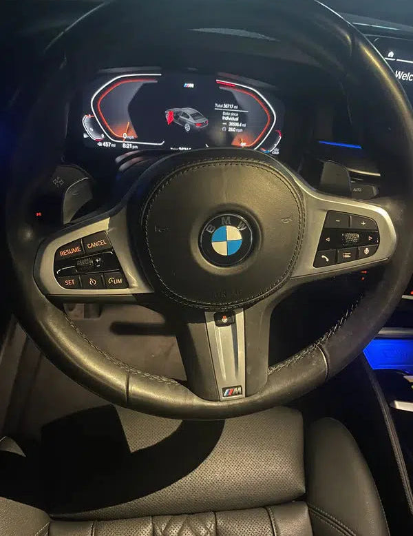 BMW G Chassis Carbon Fiber Steering Wheel Trim