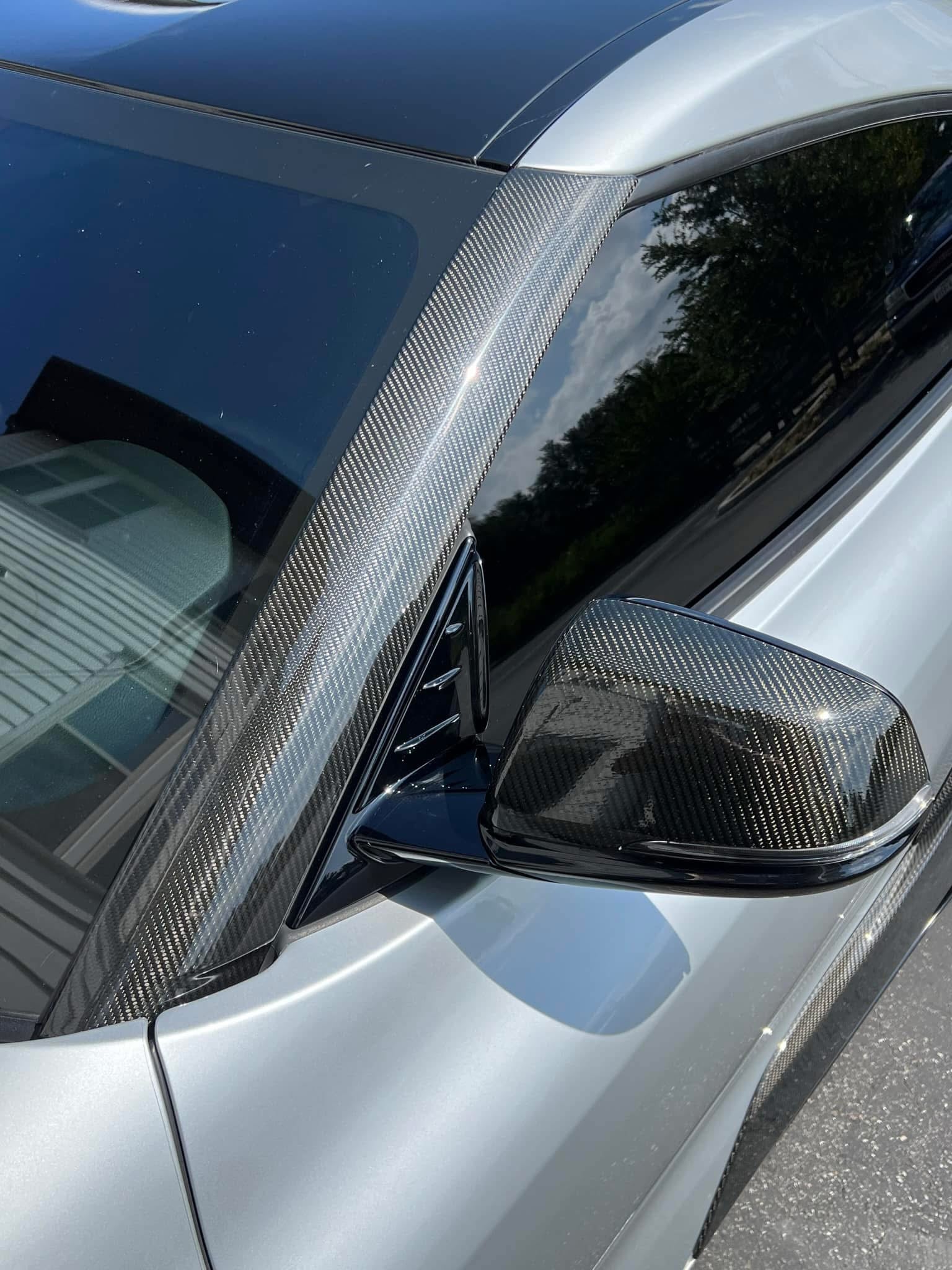 Toyota Supra Mk5 Carbon Fiber A Pillar Trim