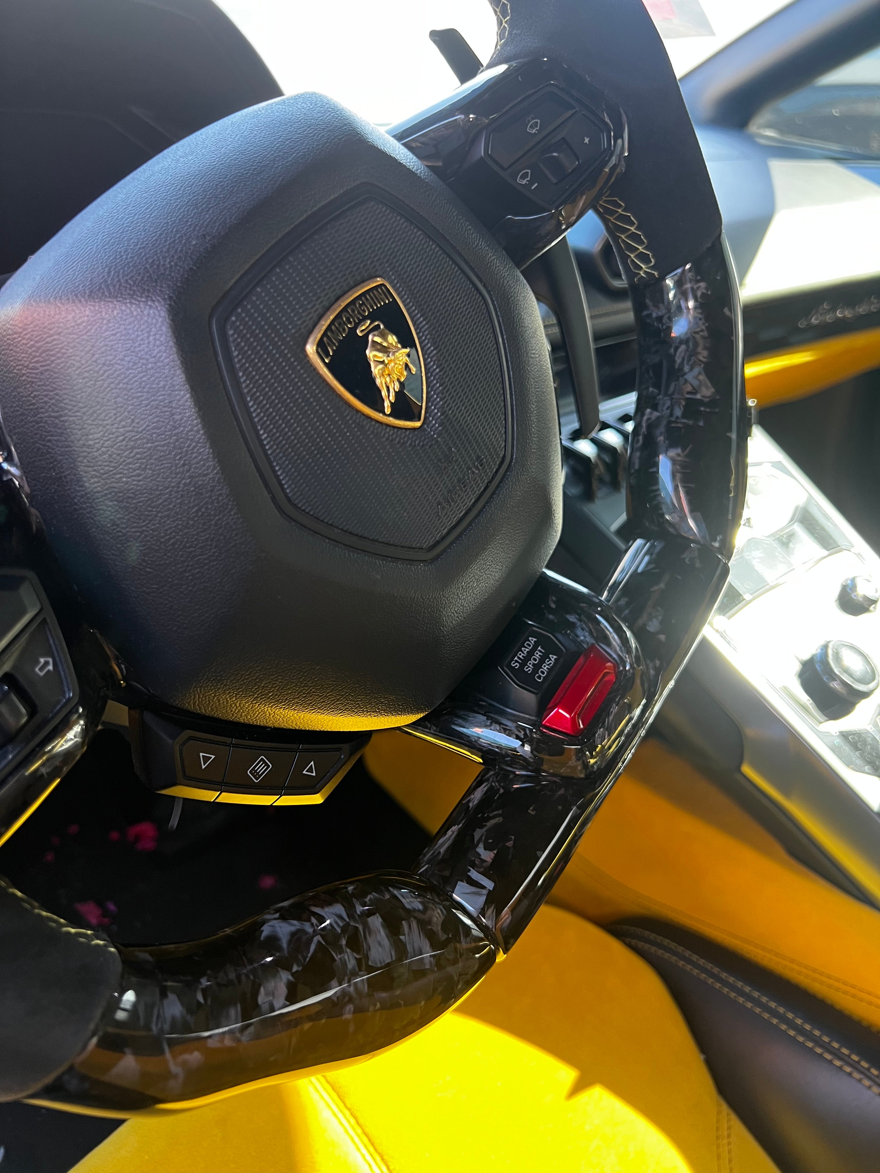 Lamborghini Full Custom Steering Wheel