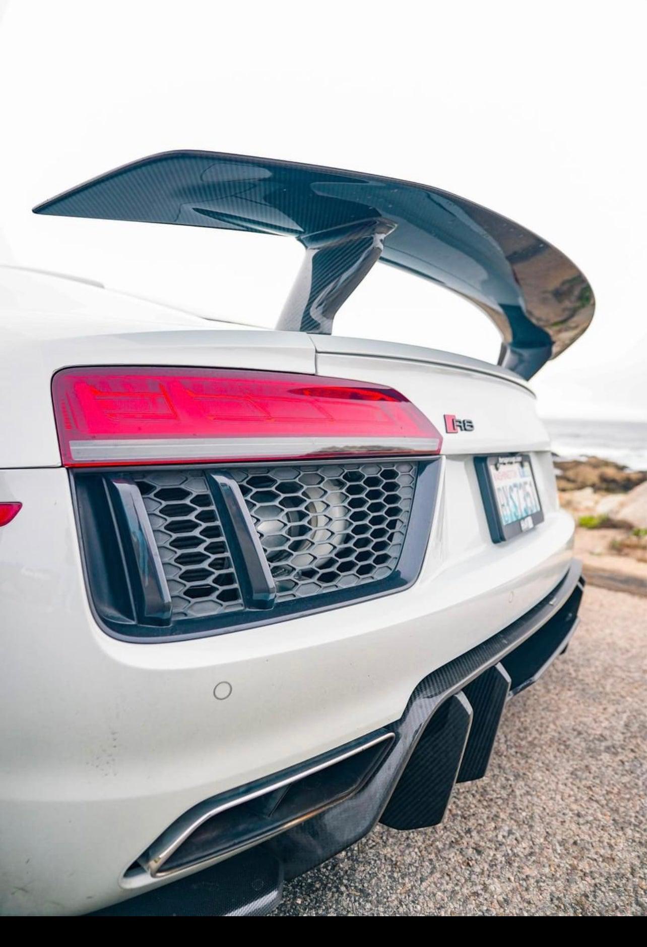 Audi R8 Aggressive Artisan Carbon Fiber Rear Diffuser