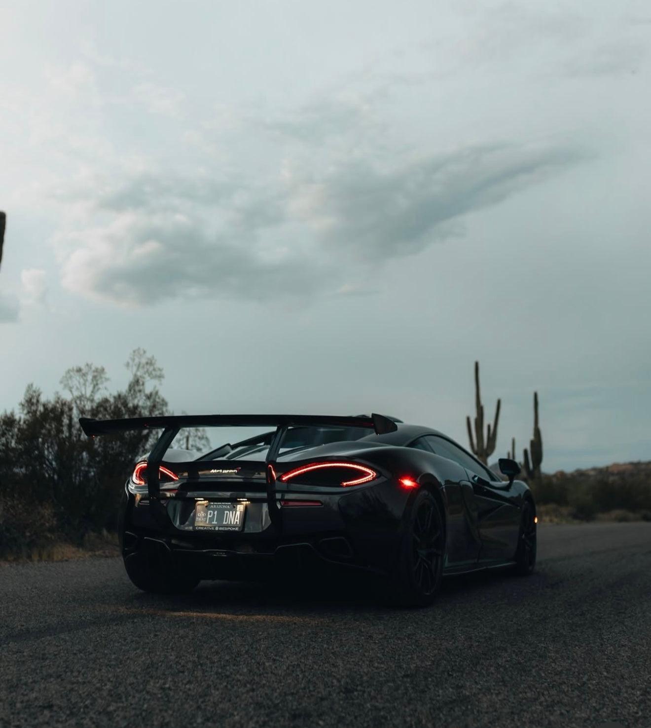 McLaren 540C/570s GT Carbon Fiber Chassis Mount Wing