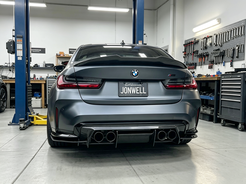 BMW G80 M3/G82/G83 M4 Carbon Fiber AR Rear Diffuser
