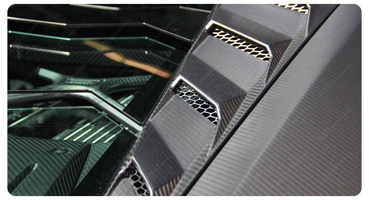 Lamborghini Huracan Carbon Fiber Glass Engine Cover