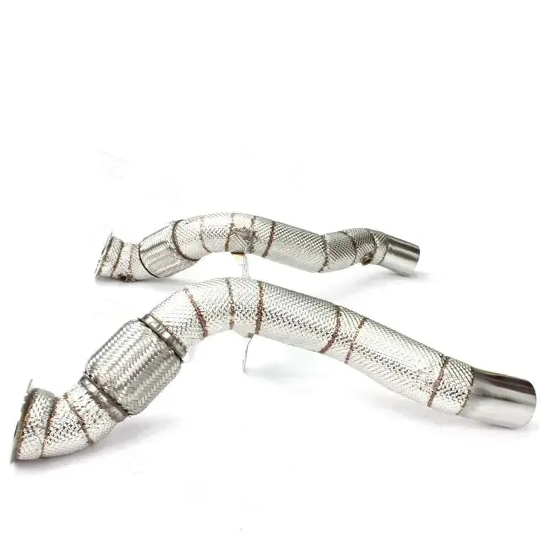 Ferrari 488 Cat Less Downpipes With Head Shield