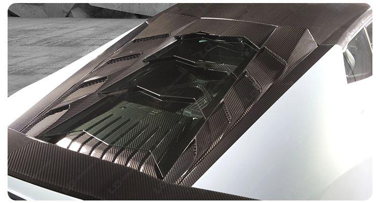 Lamborghini Huracan Carbon Fiber Glass Engine Cover