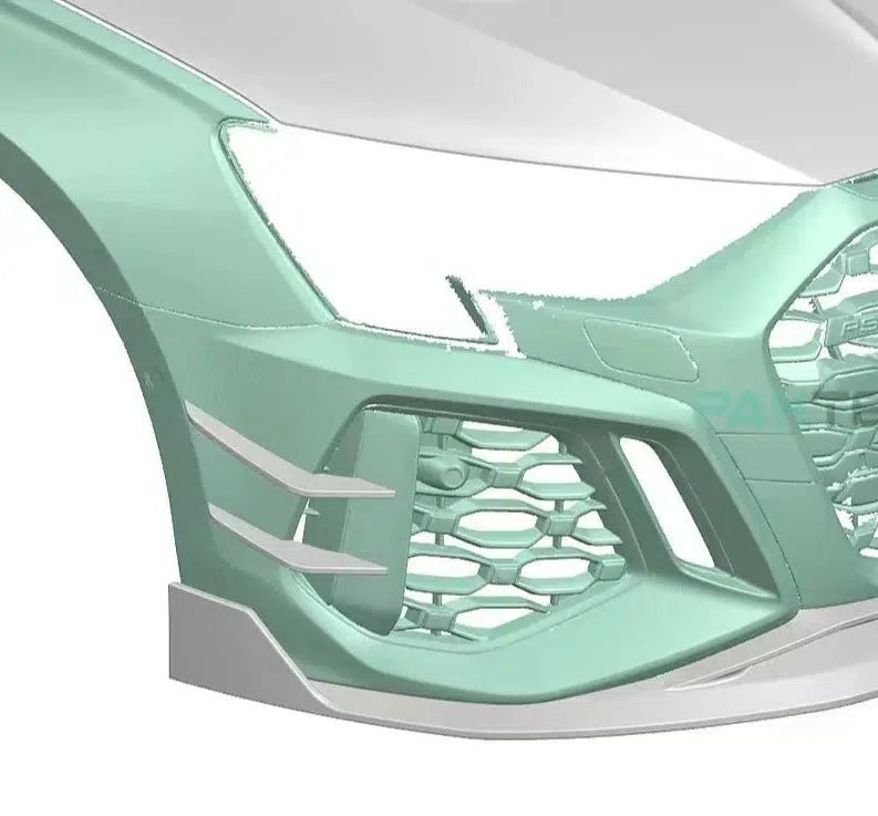 Audi RS3 8Y Carbon Fiber Front Canards 4pc