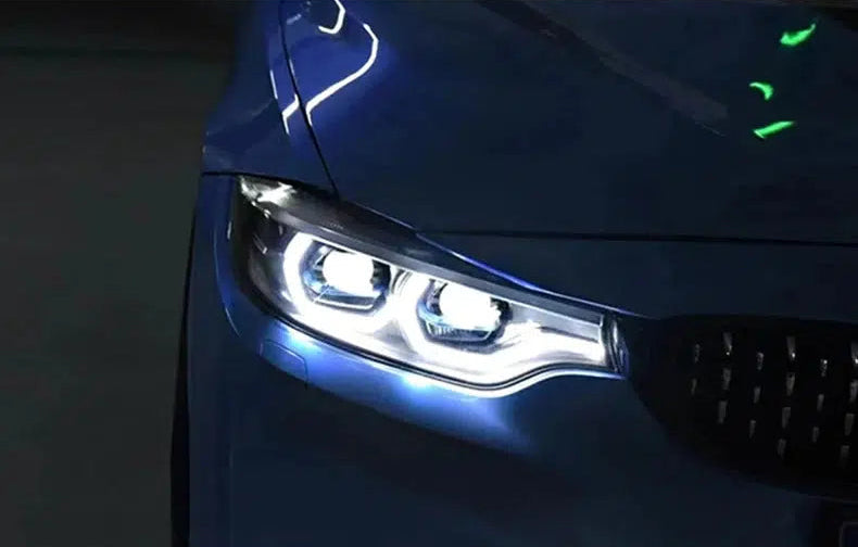 BMW F80 M3 F82/F83 M4 & F30/F32/F33/F36 4 Series Ikon V2 LED Switch Back Headlights DRL White/Yellow