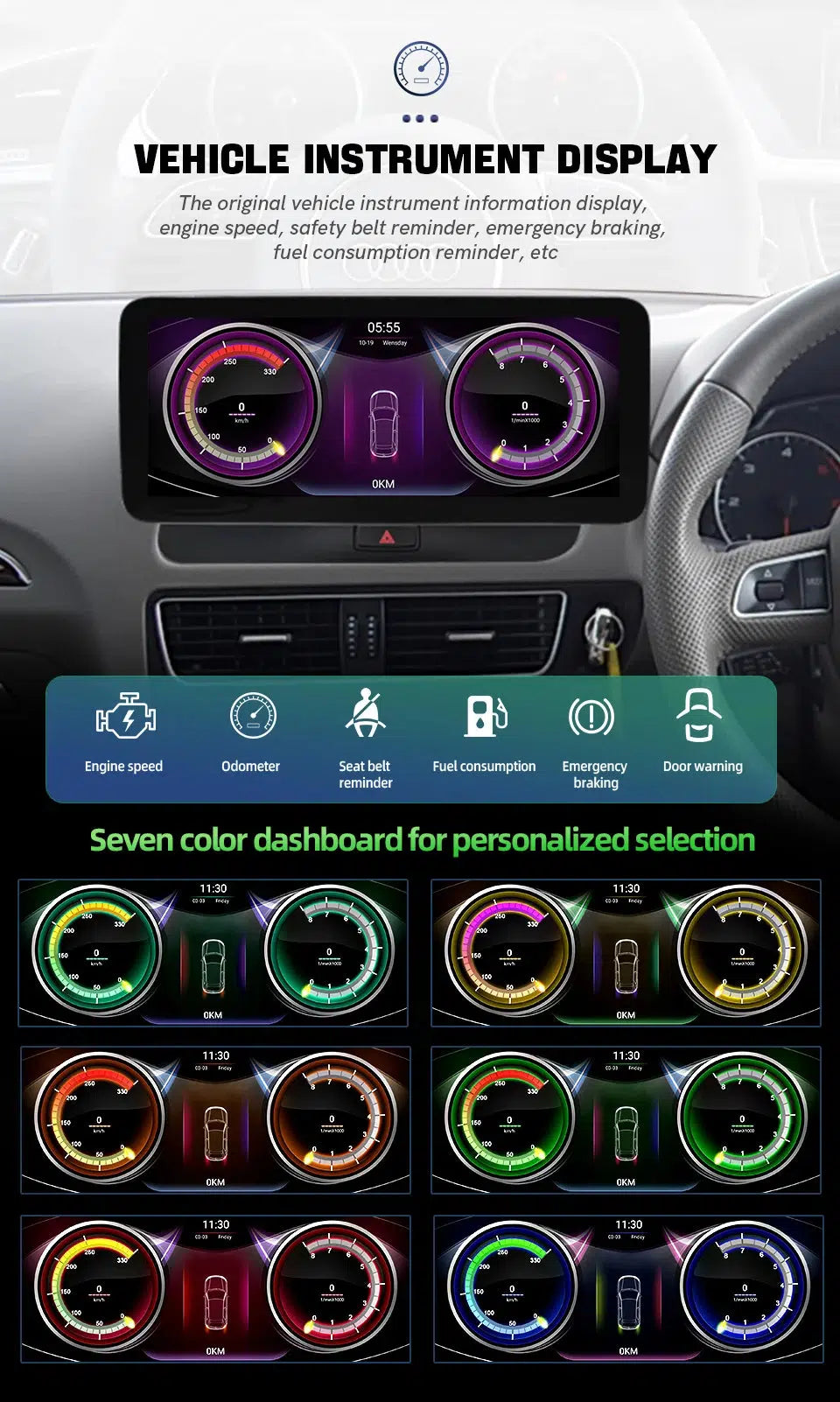 Audi Q5 2009-2017 Apple Car Play 10.25in Screen Upgrade