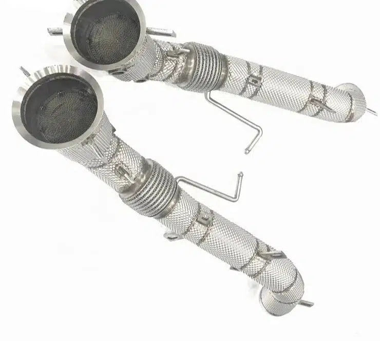 McLaren 570s/570GT Full Cat Less Heat Shield Downpipes