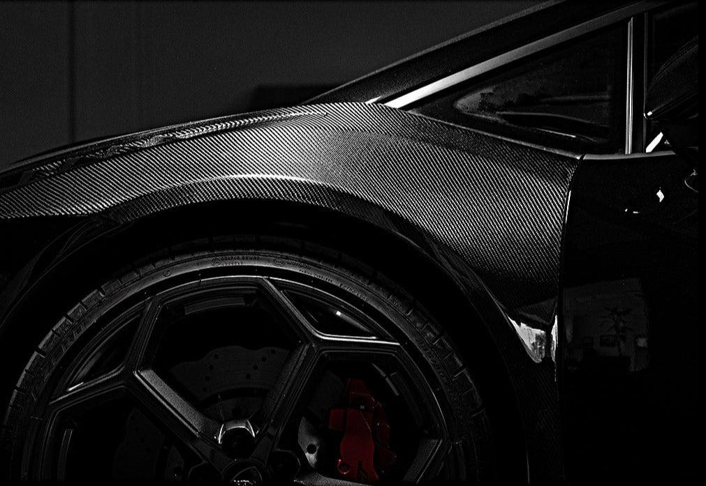 Lamborghini Huracan Evo Carbon Fiber Front Vented Fenders