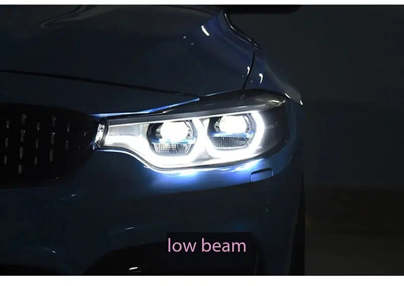 BMW F80 M3 F82/F83 M4 & F30/F32/F33/F36 4 Series Ikon V2 LED Switch Back Headlights DRL White/Yellow