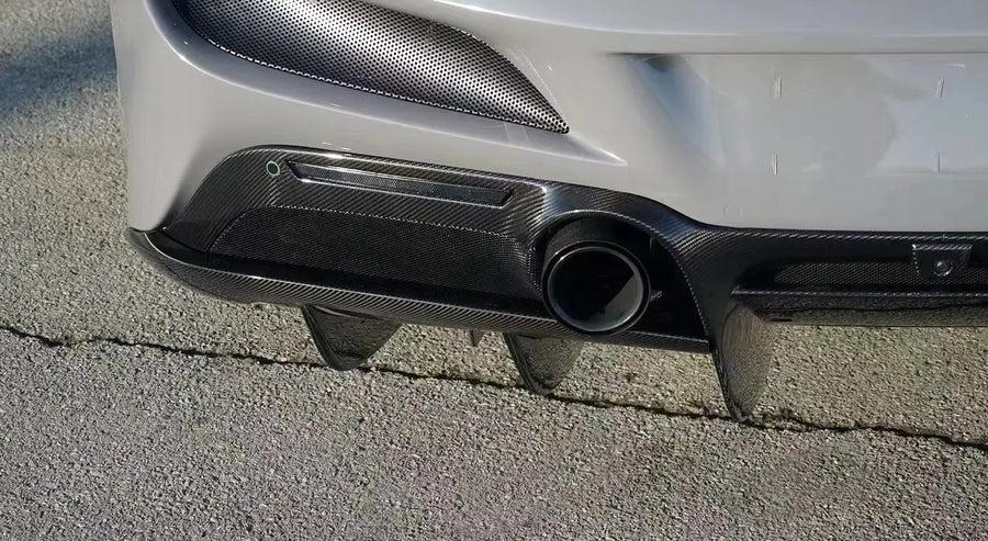 Ferrari F8 Tributo Carbon Fiber Rear Diffuser