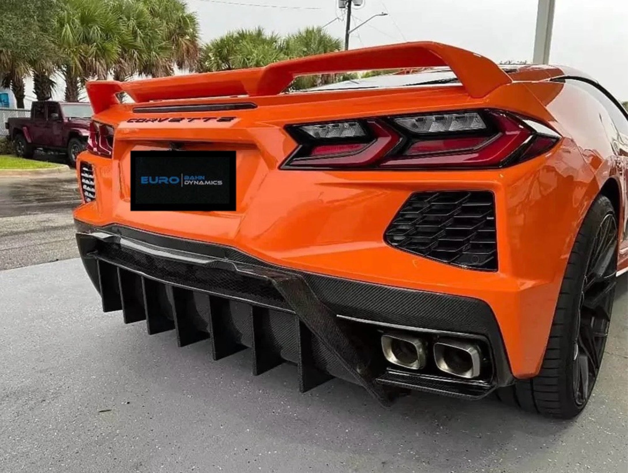 Corvette C8 Carbon Fiber Finn Diffuser