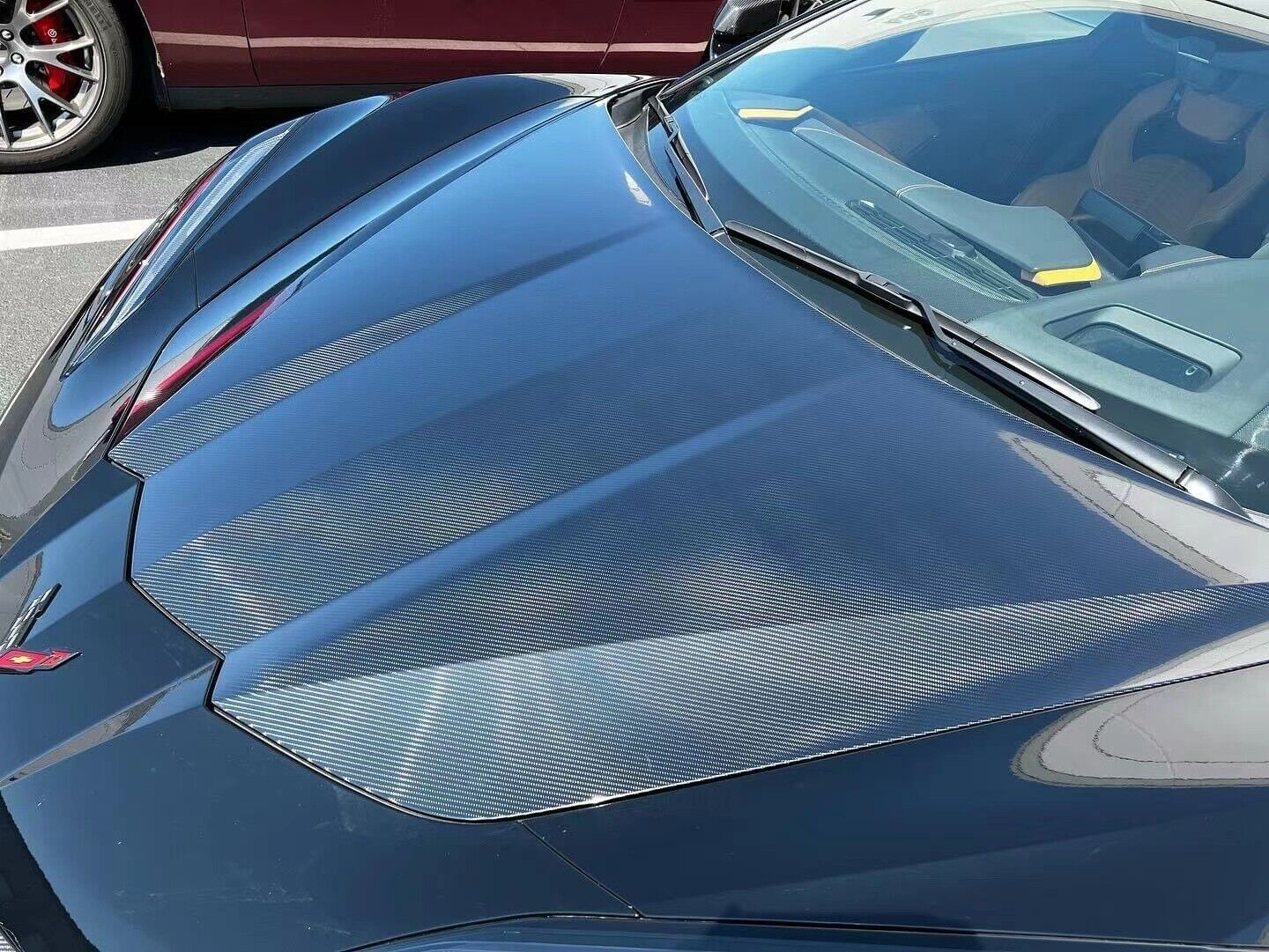 Corvette C8 Carbon Fiber Oem Style Hood