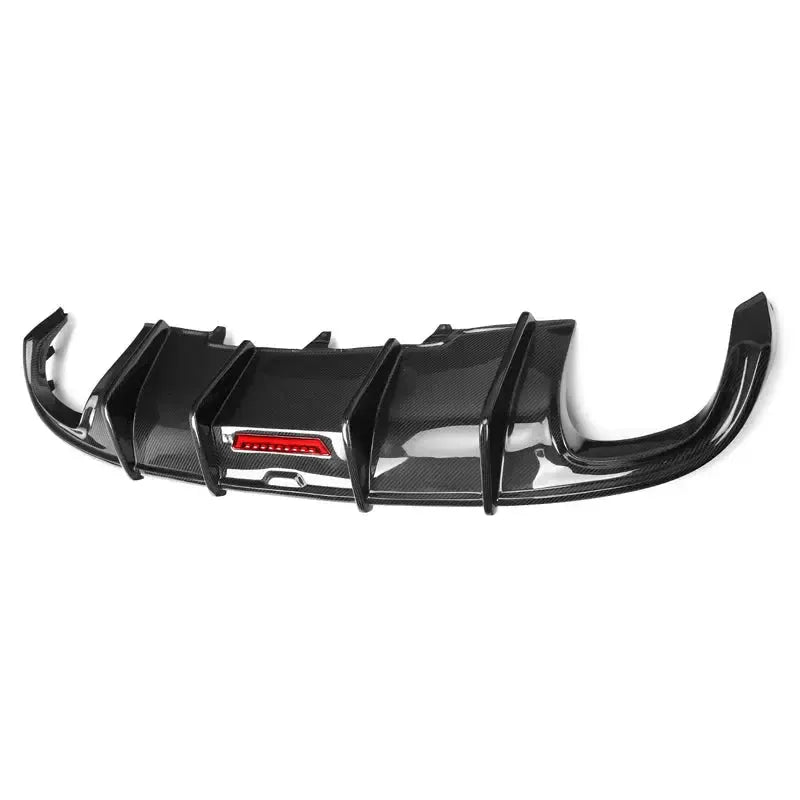Audi B8 A4 S Line KB Style Carbon Fiber Rear Diffuser