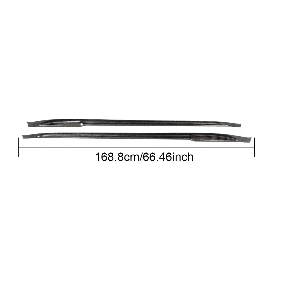 Porsche 911 991 GT3 RS Carbon Fiber Side Skirt Extensions
