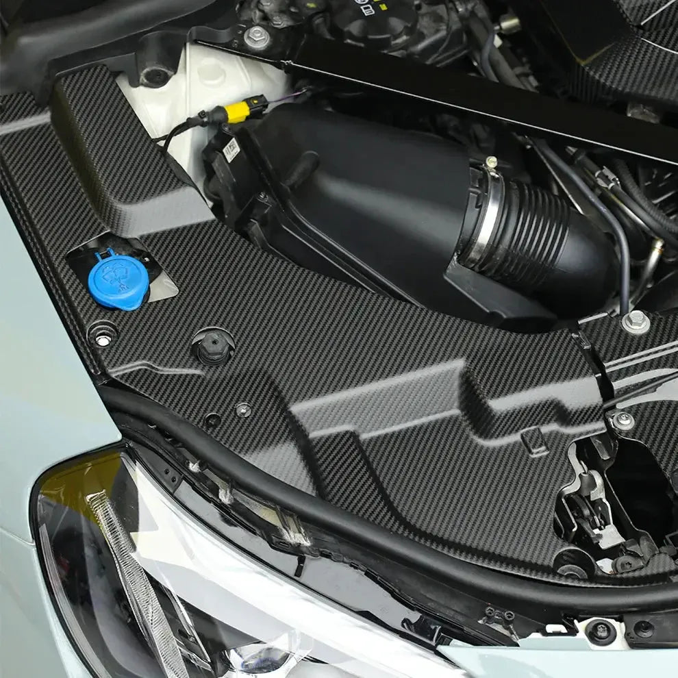 BMW G87 M2 Carbon Fiber Engine Bay Trim Set