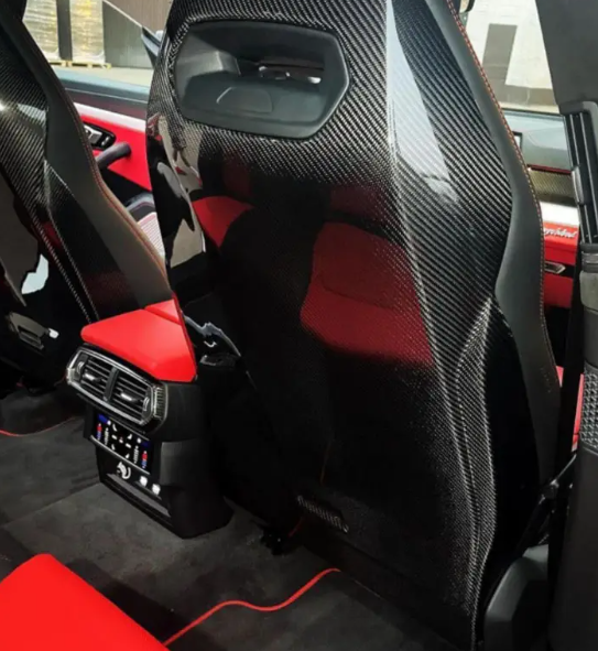 Lamborghini Urus Carbon Fiber Back Seat Cover Replacement