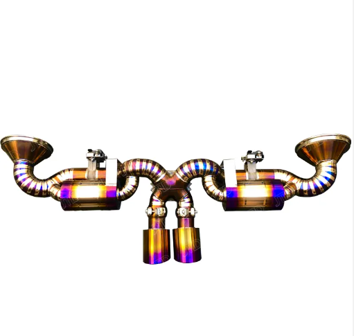 Porsche 992 GT3 Titanium Valved Exhaust System With Titanium Tips Exhaust