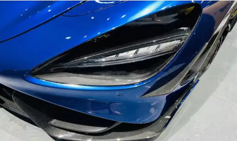 McLaren 720S/750s/765LT Carbon fiber Headlight Trim Replacement
