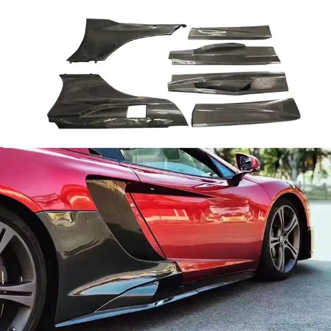 McLaren 650s/MP4 12C Carbon Fiber 675LT Side Skirts