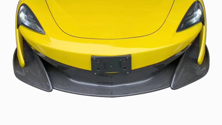 McLaren 570/570GT/540c 600LT Style Carbon Fiber Front Bumper With Front Lip