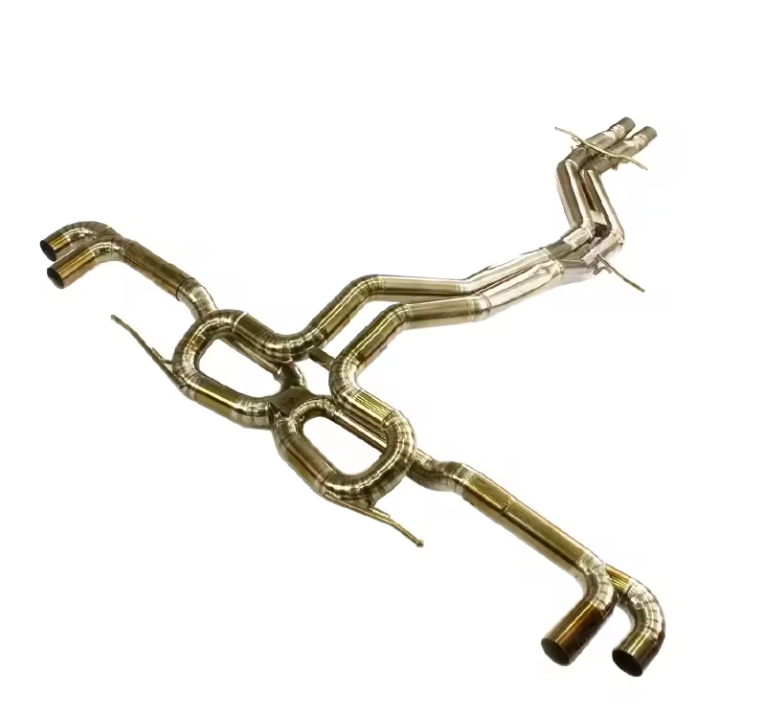 Lamborghini Urus Titanium Gold Cat Back Exhaust System