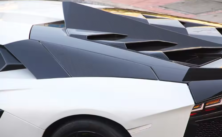 Lamborghini Aventador LP700 Carbon Fiber Engine Cover Trims