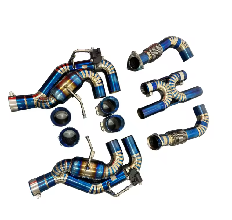 Chevrolet Corvette C8 Titanium Valved X Pipe Exhaust System With Muffler & Exhaust Tips