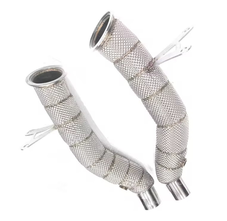 Ferrari 458 Cat Less Bypass Pipes With Heat Shield