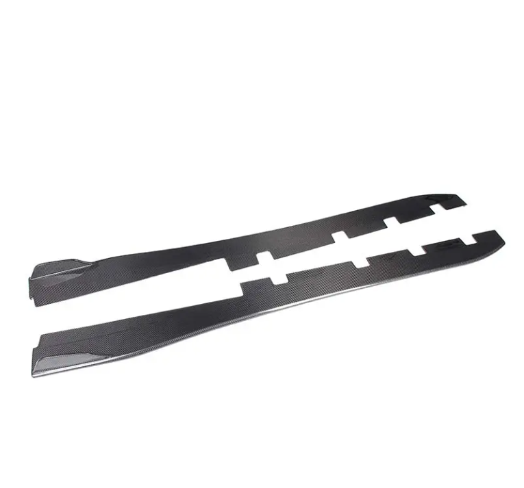 Ferrari F8 Tributo Carbon Fiber Side Skirt Extensions