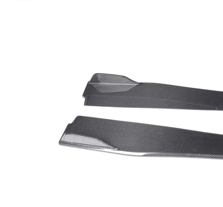 Ferrari F8 Tributo Carbon Fiber Side Skirt Extensions