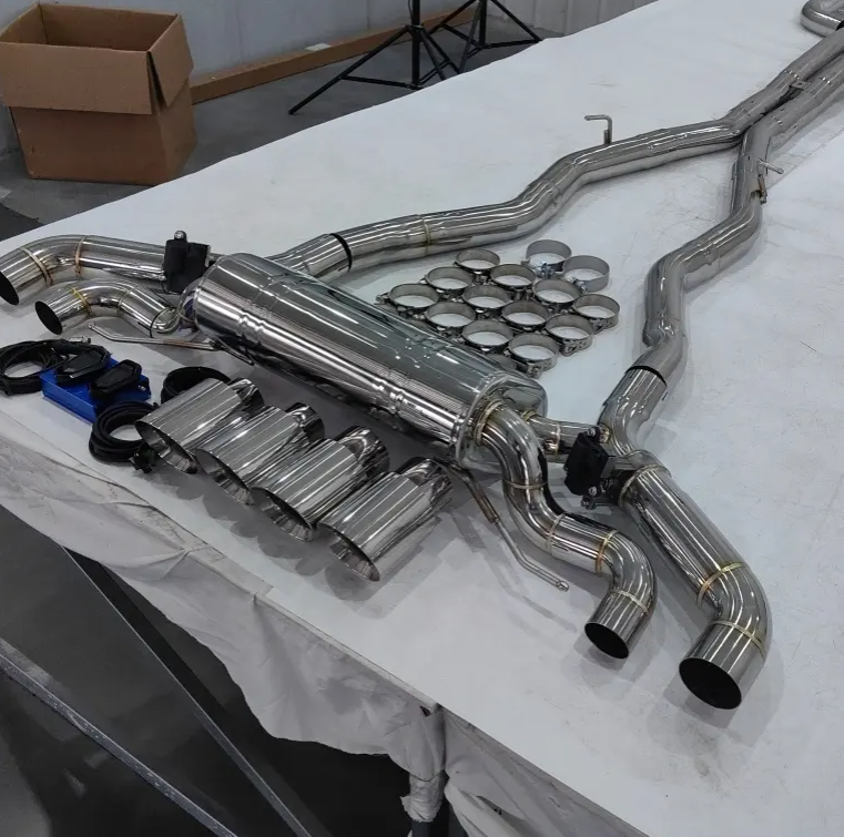 BMW G90 M5 Stainless Steel Valved Exhaust System With Muffler