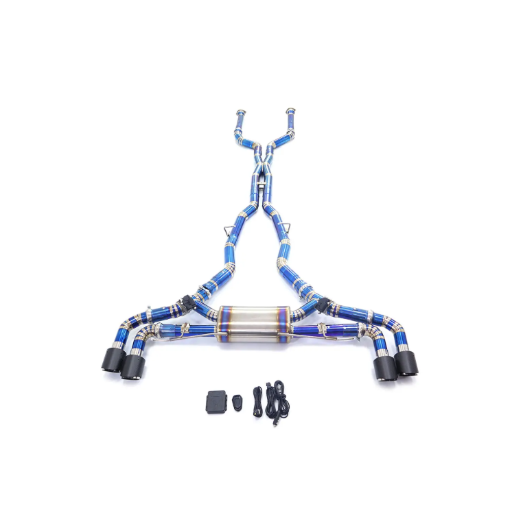 BMW G90 M5 Titanium Valved Exhaust System With Muffler