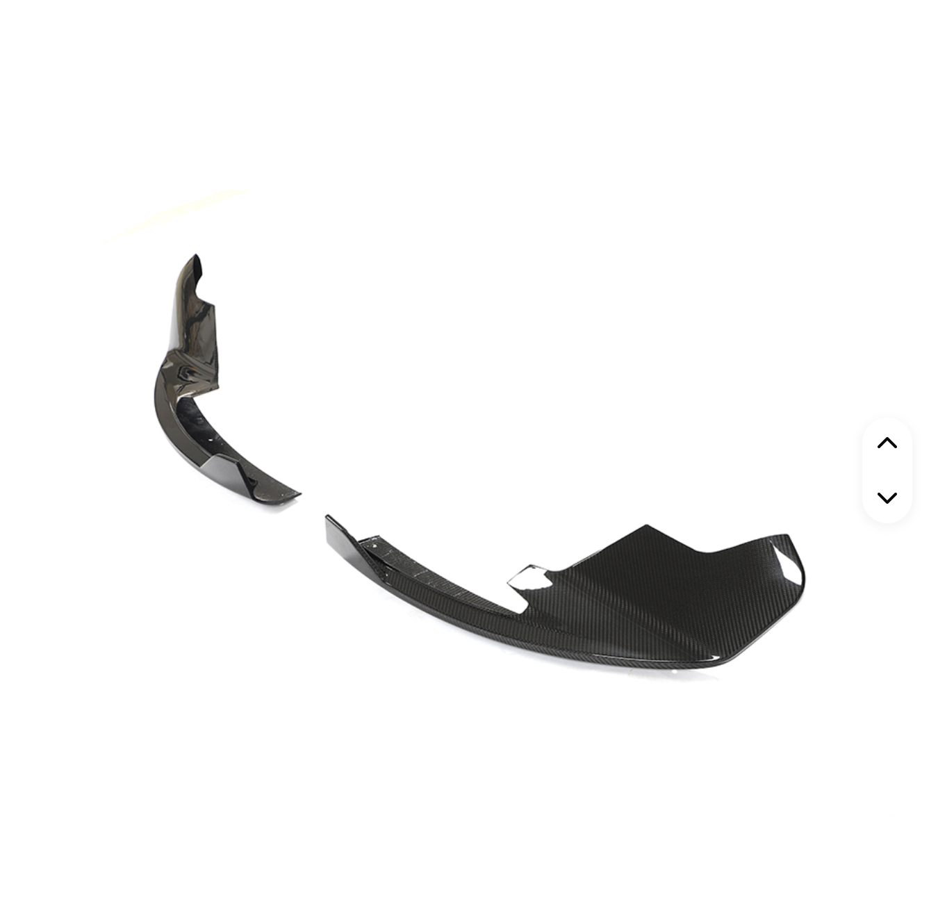 McLaren 570S Carbon Fiber Front 2PC Lip Splitters