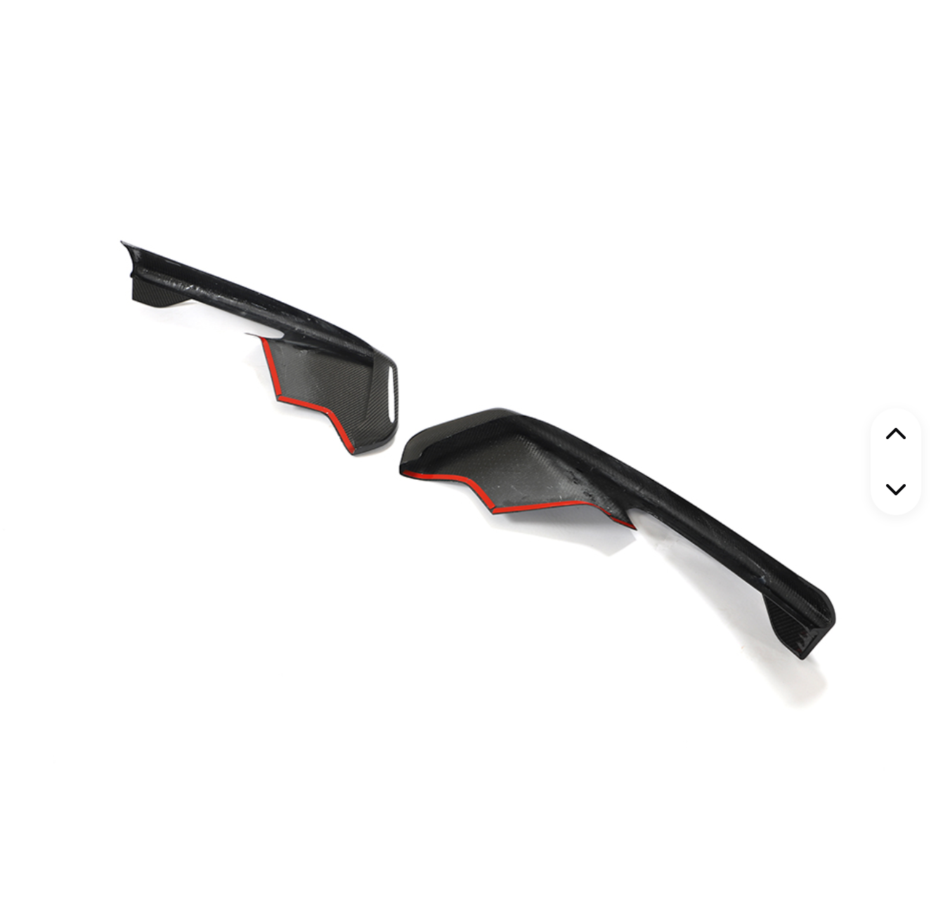 McLaren 570S Carbon Fiber Front 2PC Lip Splitters