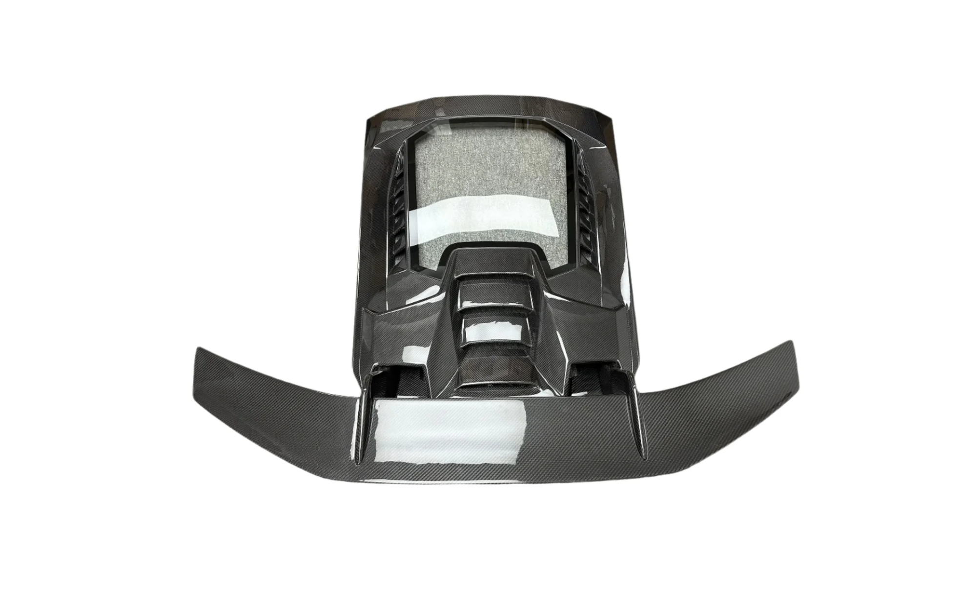 Lamborghini Huracan LP-580/LP-610 Carbon Fiber Performante Style Rear Engine Cover & Wing