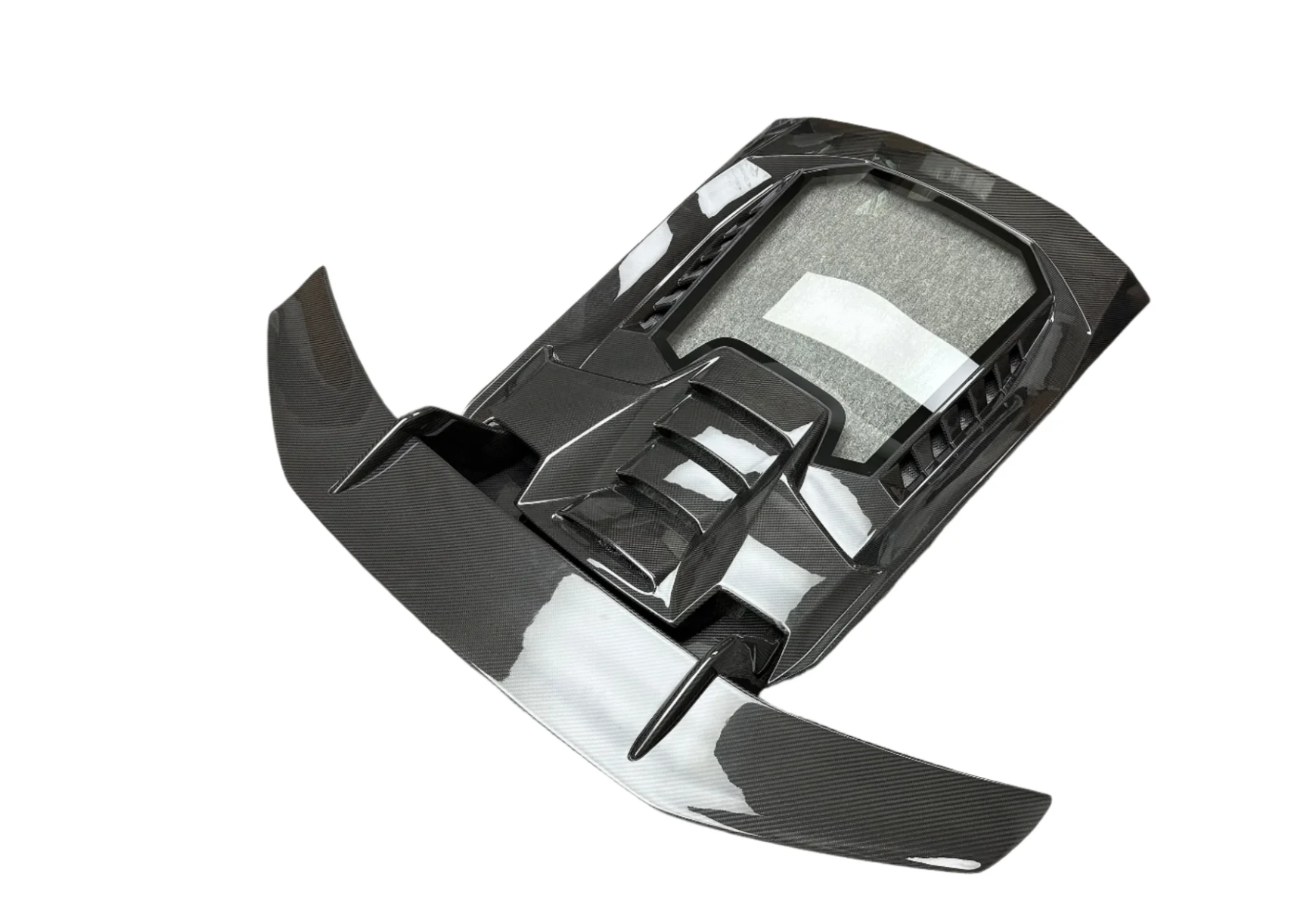 Lamborghini Huracan LP-580/LP-610 Carbon Fiber Performante Style Rear Engine Cover & Wing