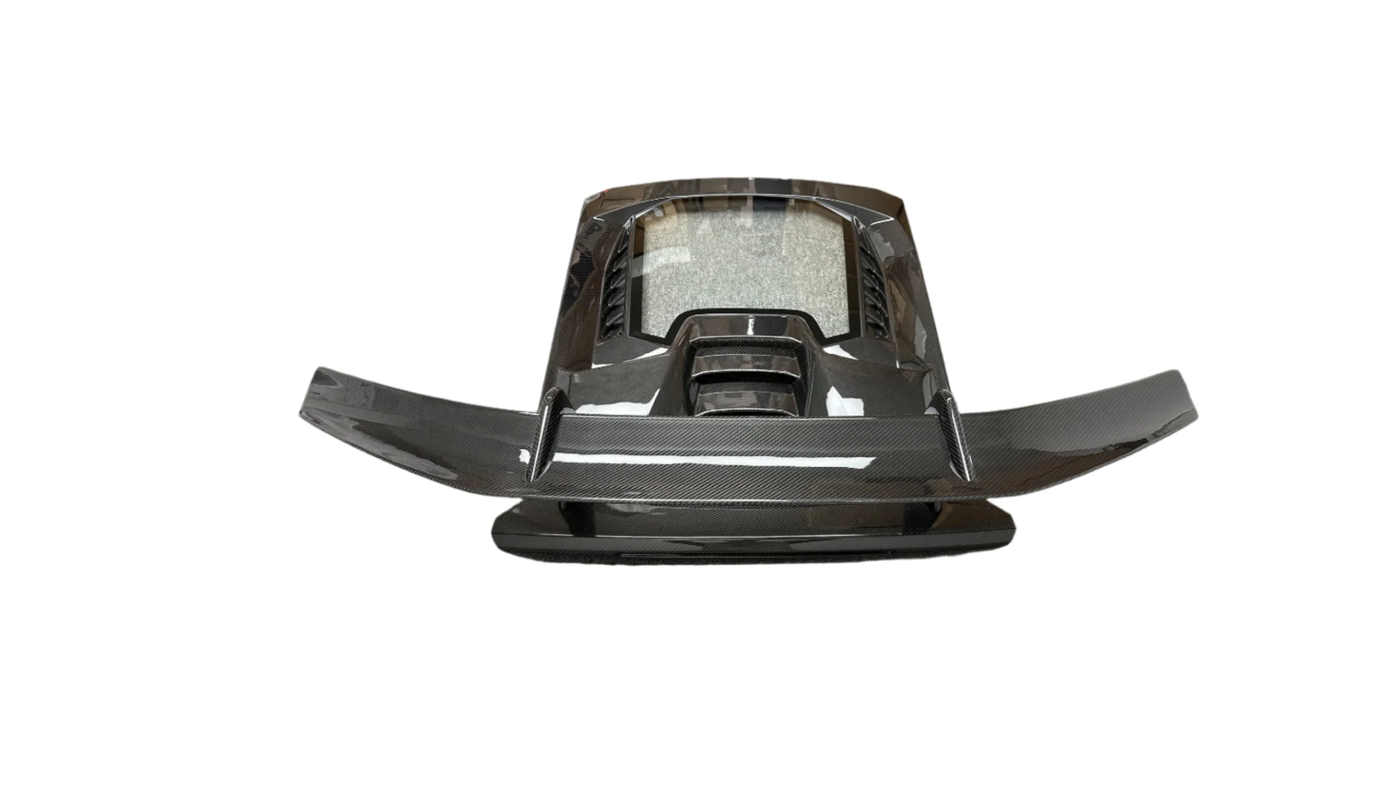 Lamborghini Huracan LP-580/LP-610 Carbon Fiber Performante Style Rear Engine Cover & Wing