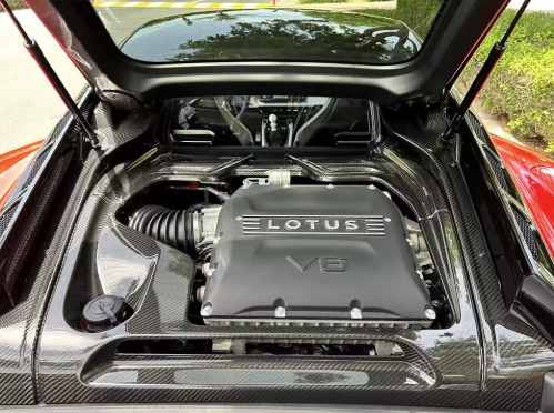 Lotus Emira Carbon Fiber Engine Bay Kit Replacement