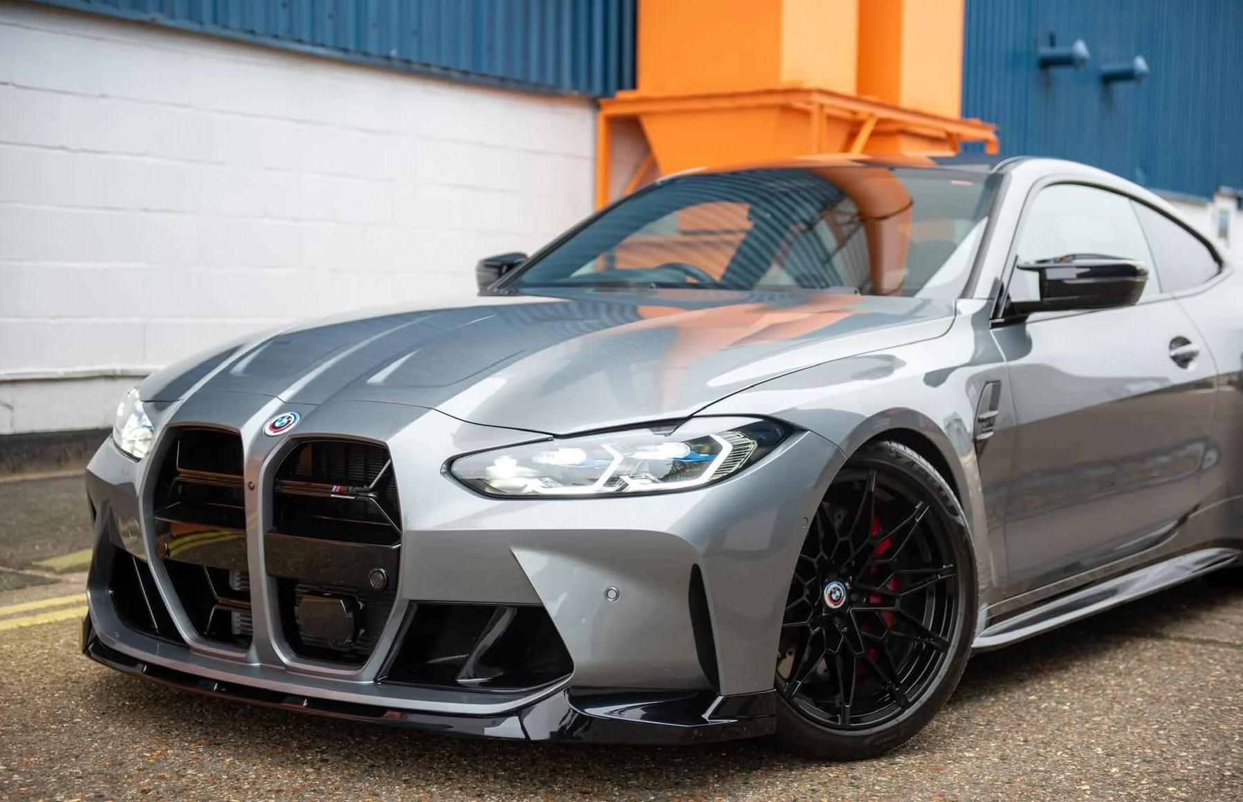 2021-2026 BMW G80 M3/G82/G83 M4 Gloss Black MP Style Front Lip