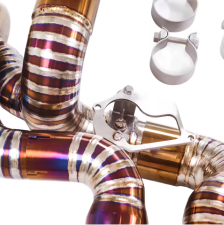 Corvette C8 Z06 Titanium Valved Exhaust With Muffler & Test Pipes