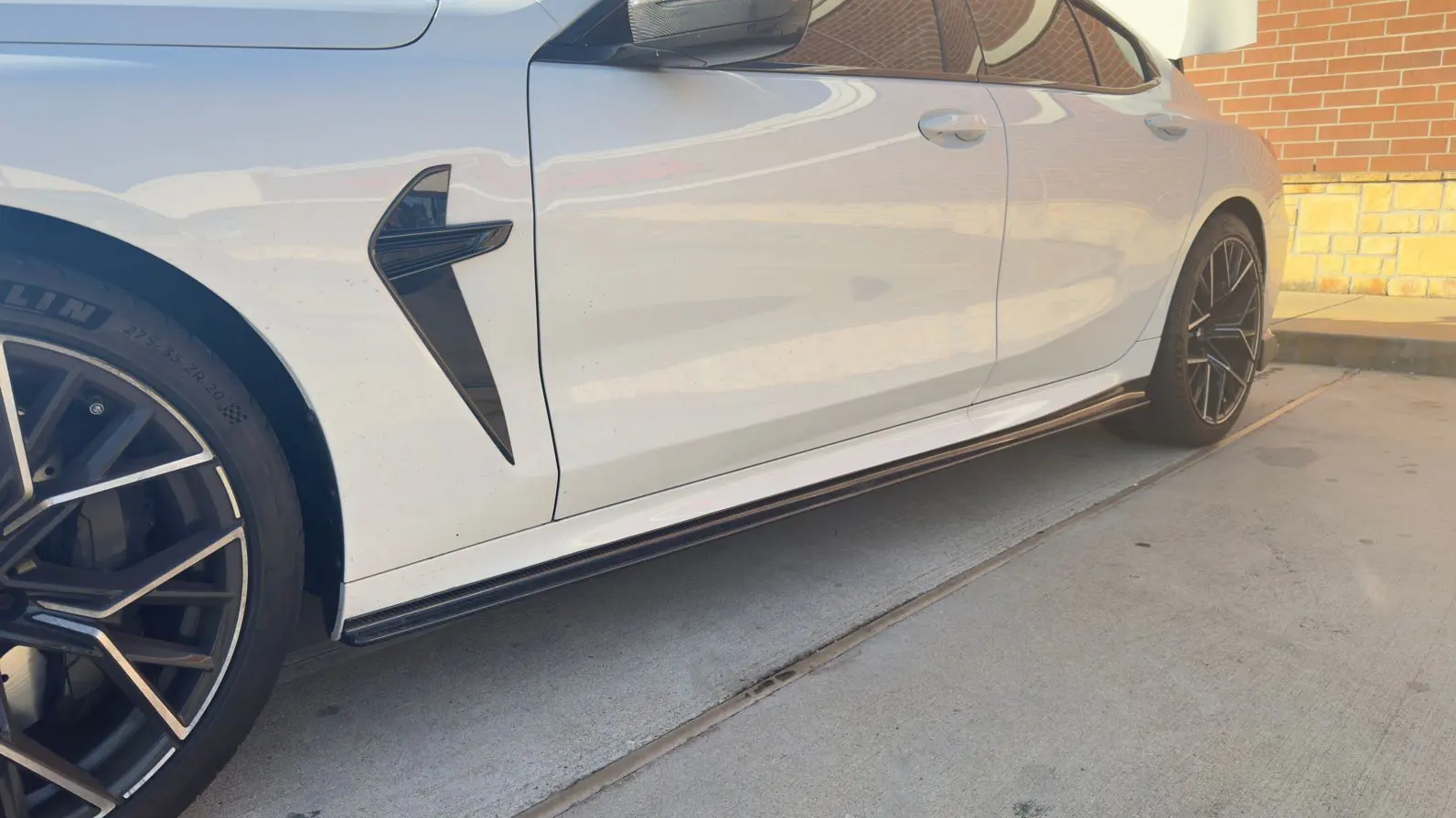 BMW M8/ 8 Series G15/G16 Carbon Fiber Side Skirt Extension