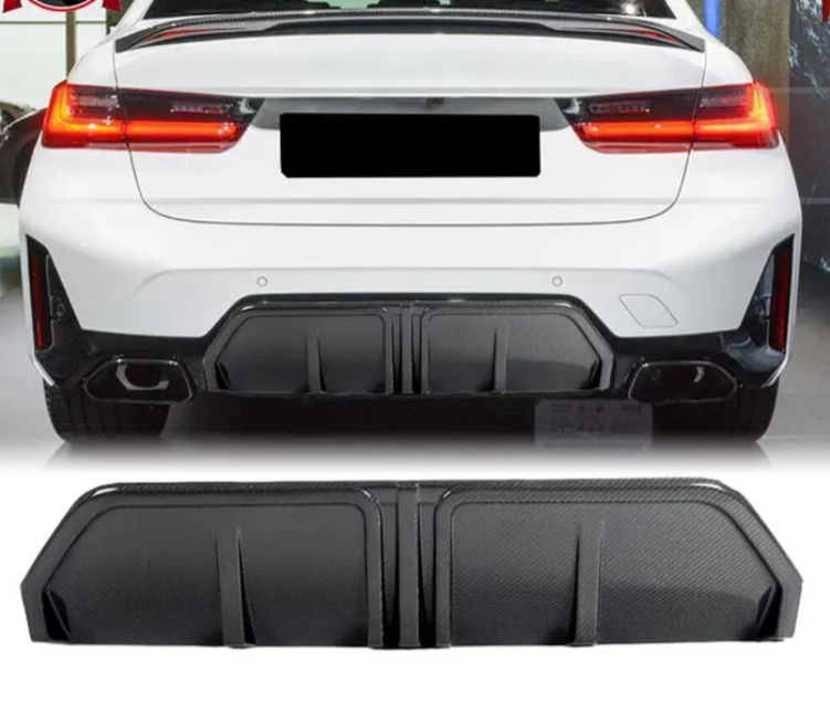 BMW G20 3 Series LCI Carbon Fiber MP Rear Diffuser